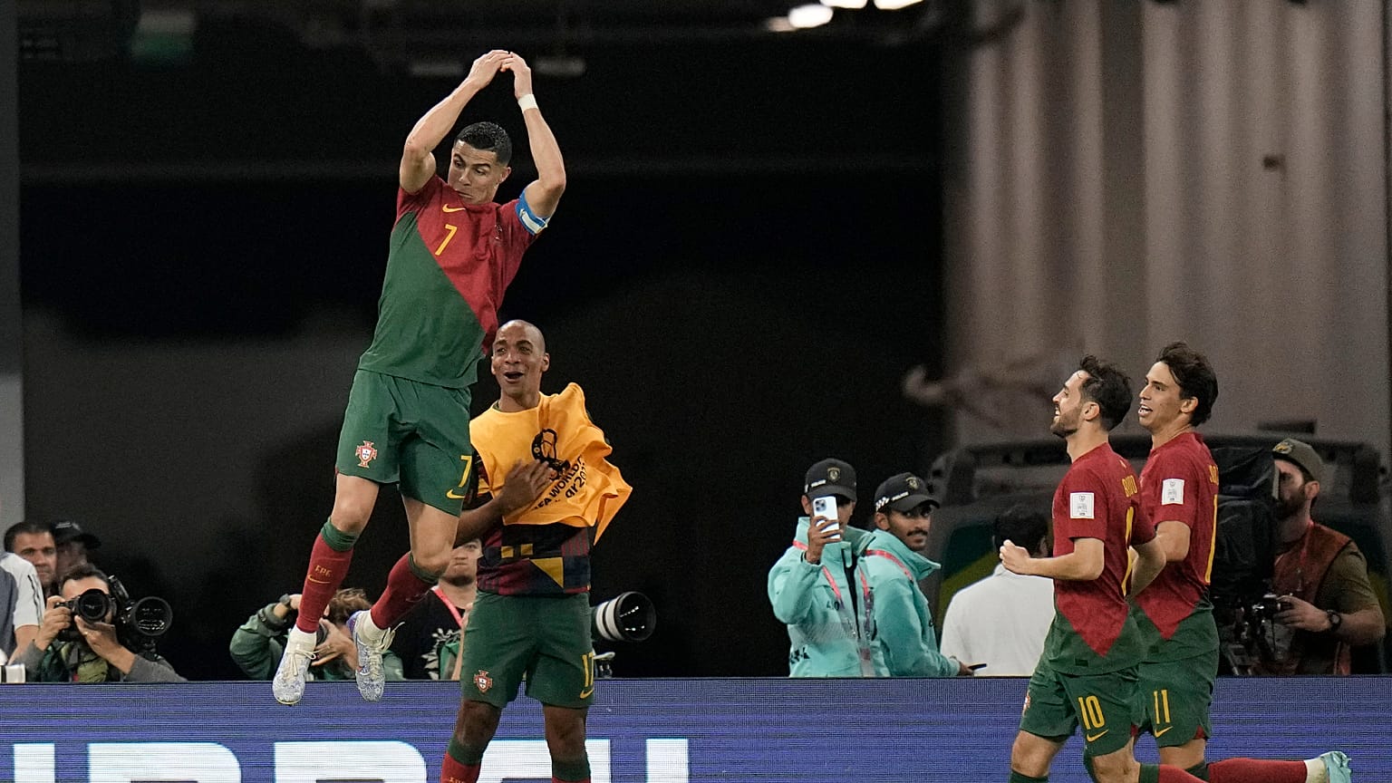 Cristinao Ronaldo celebra mais um recorde