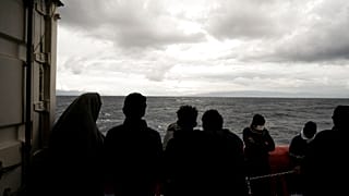 An Bord des Seenotrettungsschiff OCEAN VIKING