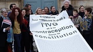 Deputati del partito La France Insoumise, firmatario del testo approvato dall'Assemblea Nazionale francese