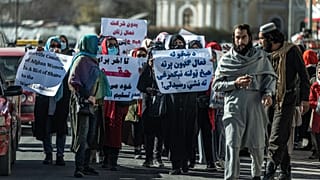 Kabul, manifestazione delle donne