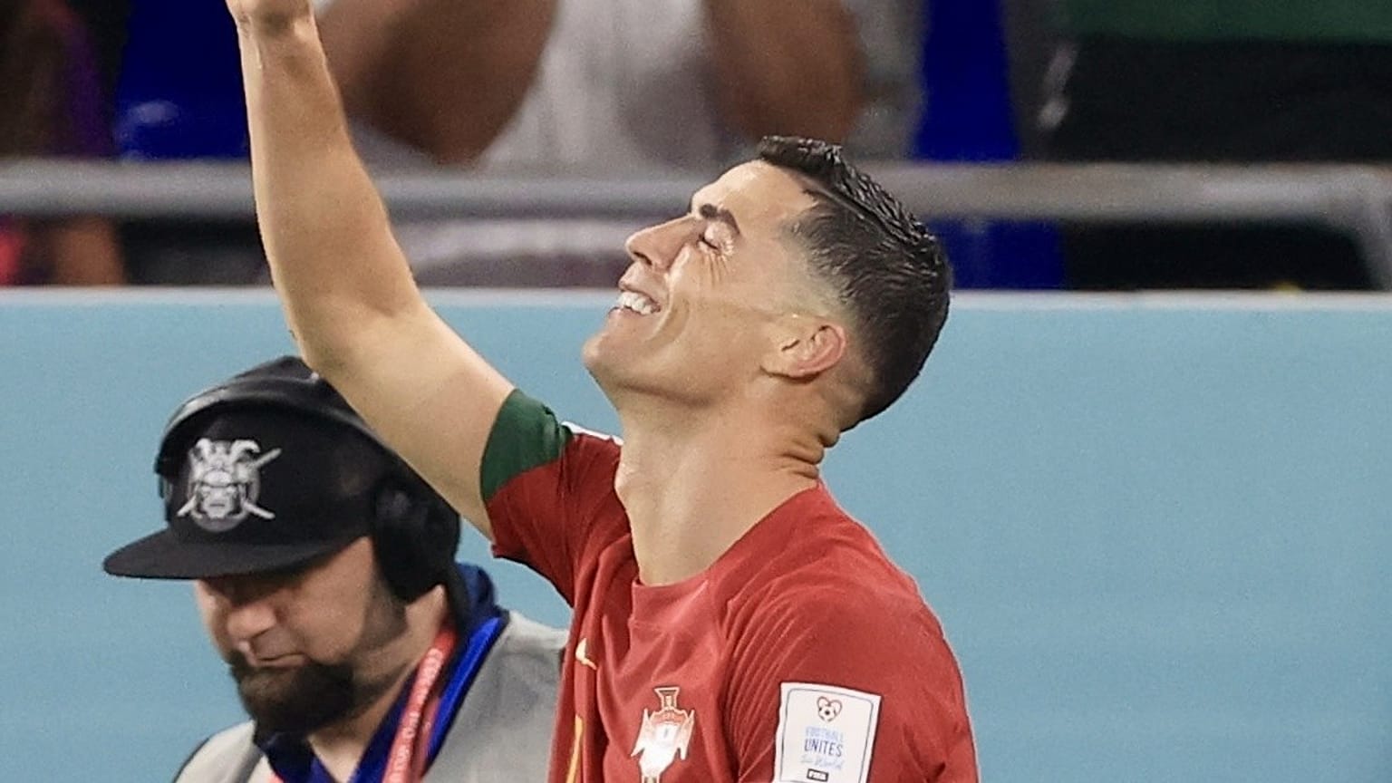 Cristiano Ronaldo'nun gol sevinci