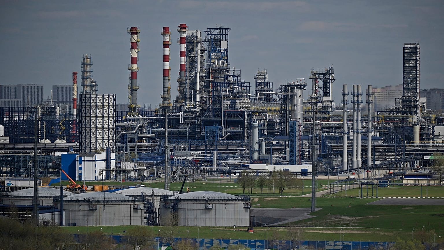 The sale of crude oil and refined petroleum products represents Russia's biggest source of revenues.