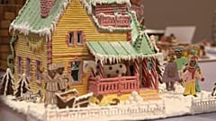 Lebkuchenhaus mit Pippi Langstrumpfs Pferd