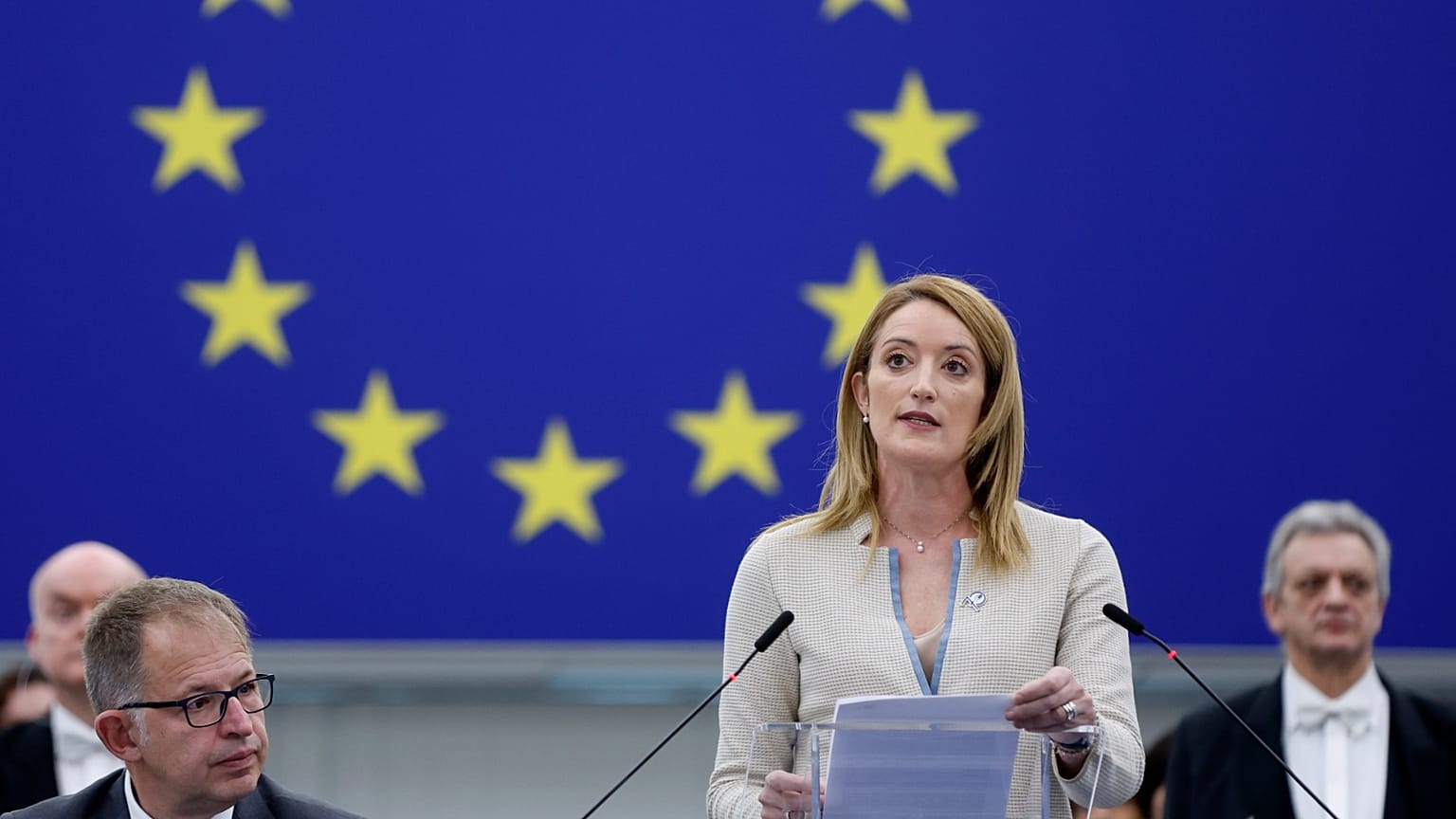 Roberta Metsola, présidente du Parlement européen