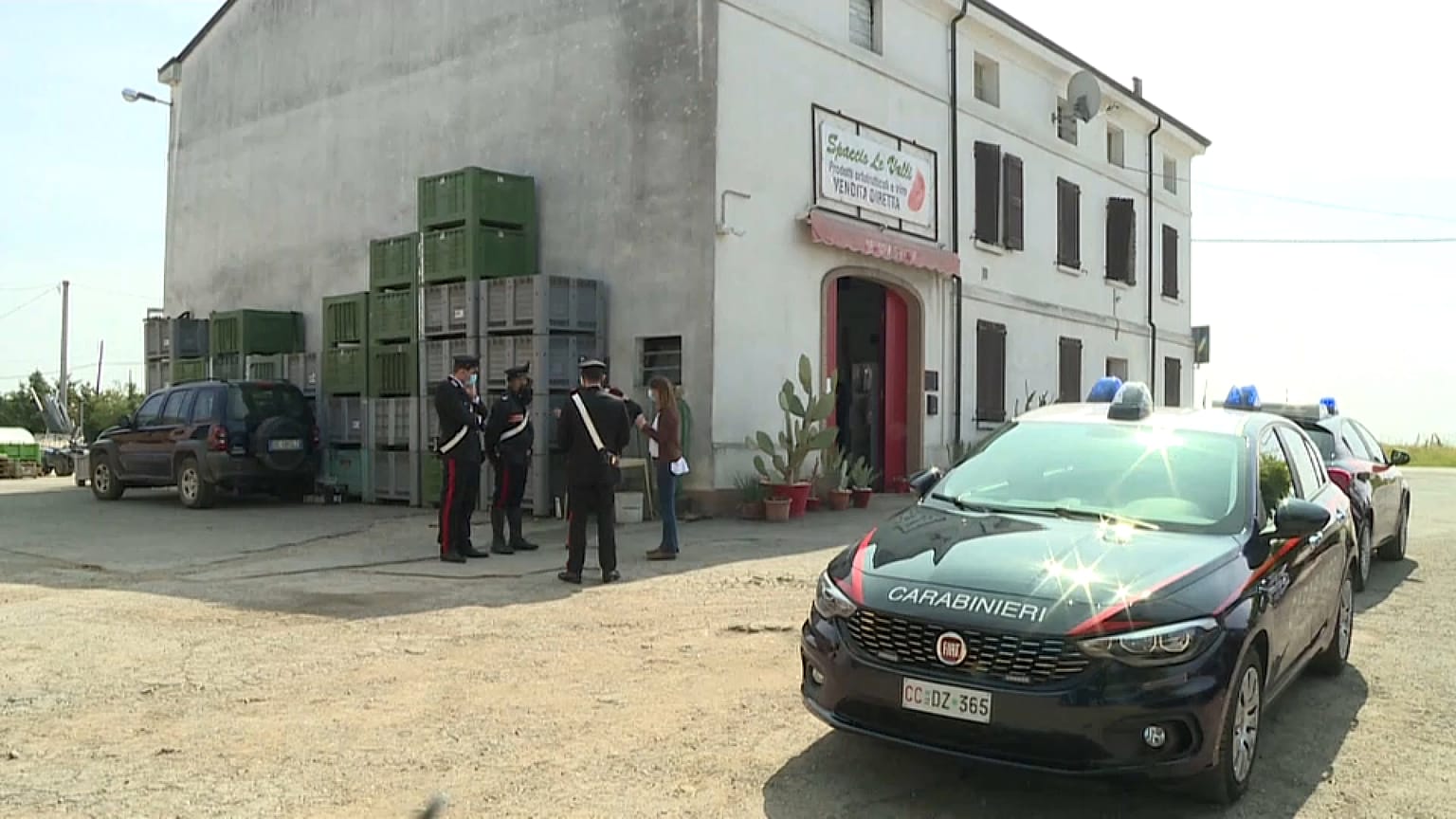 Italian police searched for Saman Abbas after she disappeared from Novellara.