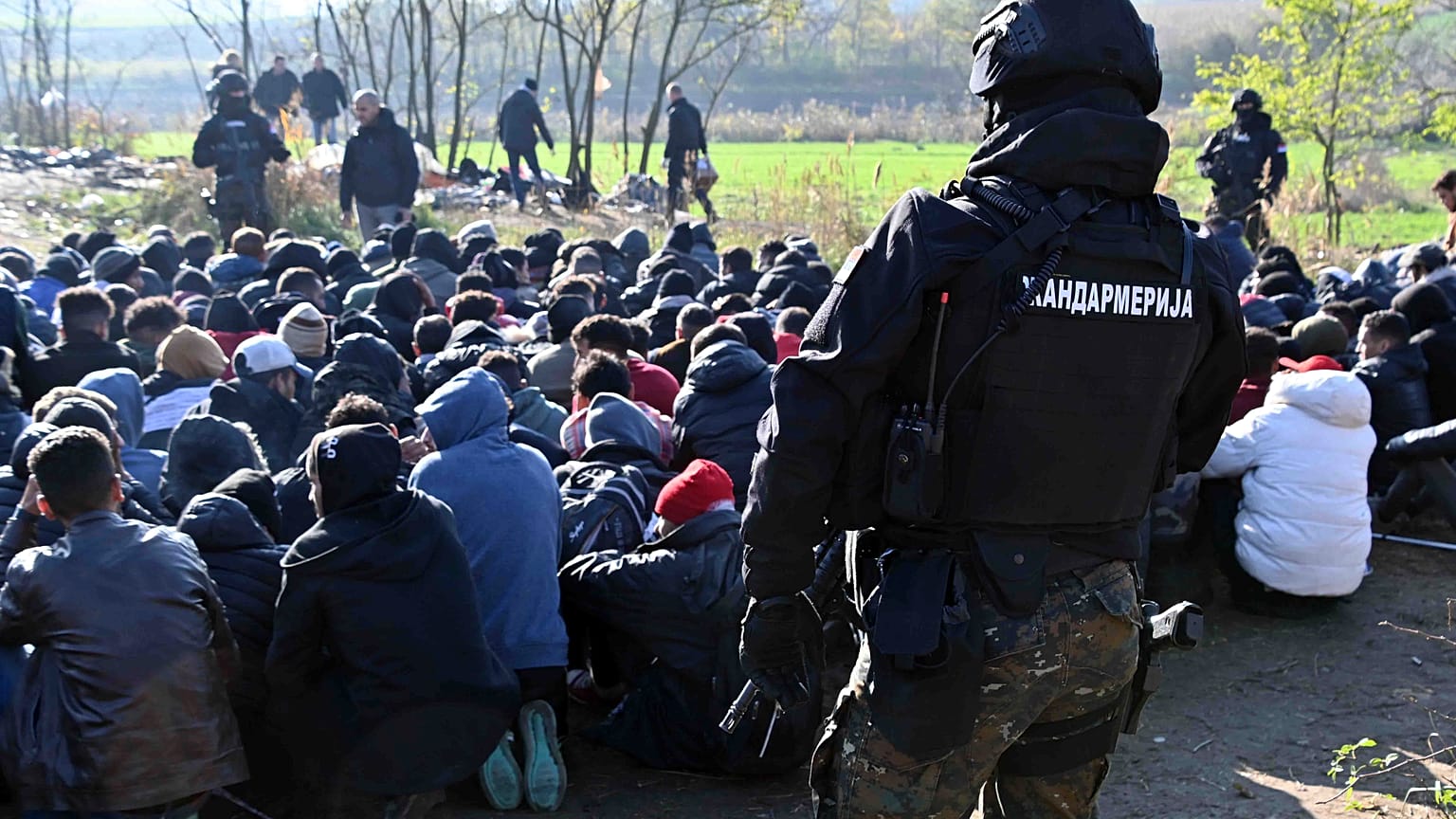 Migrantes en Serbia