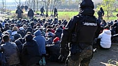Migrantes en Serbia