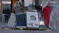 Greenpeace activists are concerned about the additional consumer waste created by Black Friday sales