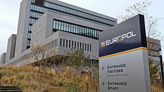 FILE - This Friday, Dec. 2, 2016 file photo shows the headquarters of Europol in The Hague, Netherlands. 