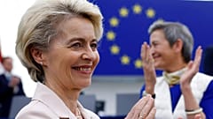 La présidente de la Commission européenne 