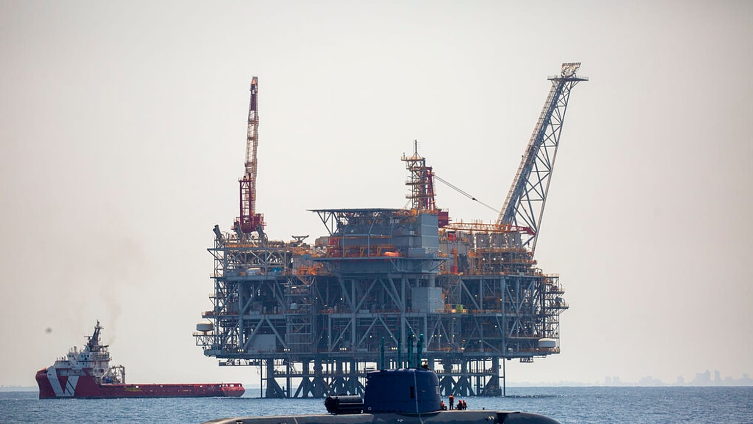 Θαλάσσια πλατφόρμα έρευνας για υδρογονάνθρακες (φώτο αρχείου) 