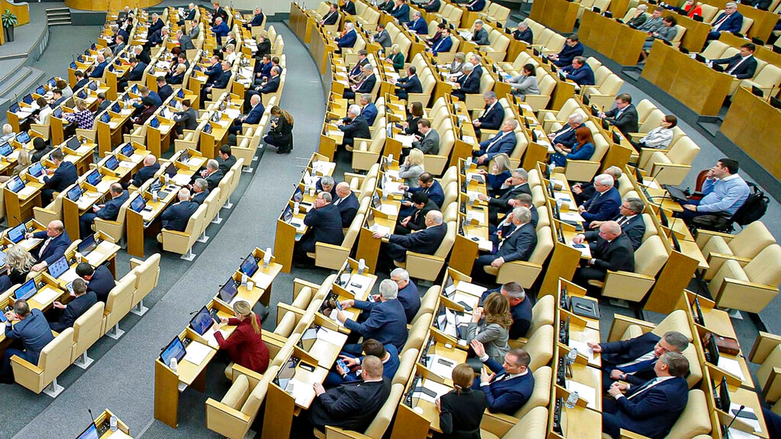 Az orosz parlament alsóháza, a Duma (a kép illusztráció)