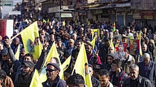 Manifestação em Qamichli