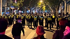 Proteste in China weiten sich aus.