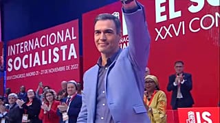 Pedro Sánchez clausura el 26º Congreso de la Internacional Socialista en Madrid.
