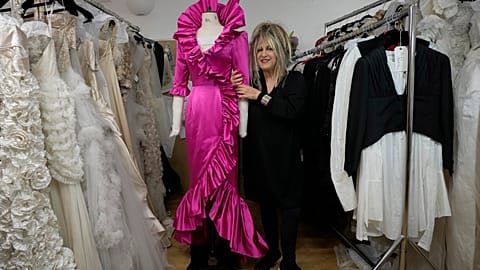 Princess Diana's lost dress recreated