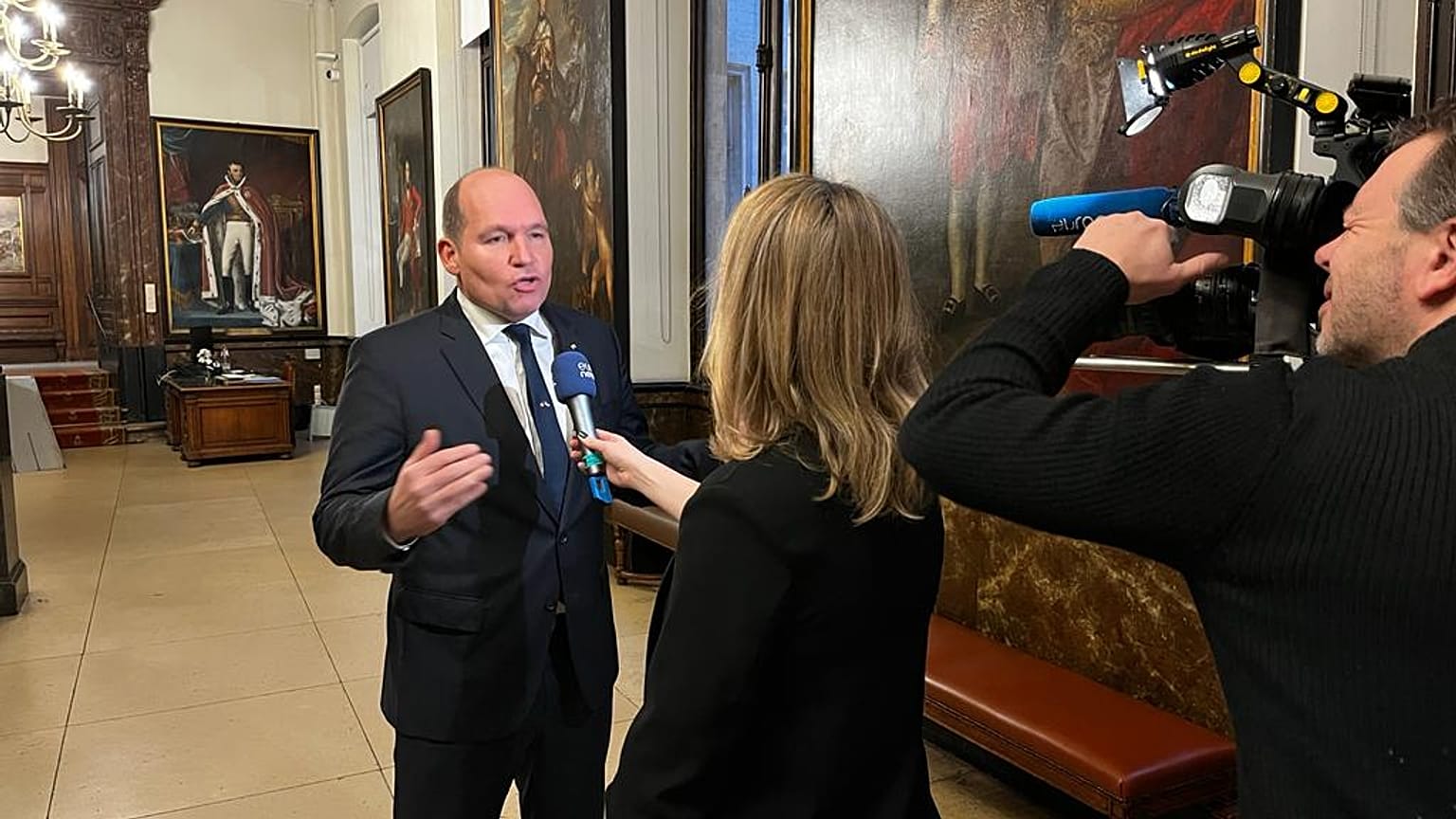 Philippe Close, brüsszeli polgármester nyilatkozik az Euronewsnak