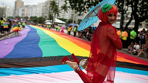 Es war bereits die 27. Gay Pride Parade an der Copacabana