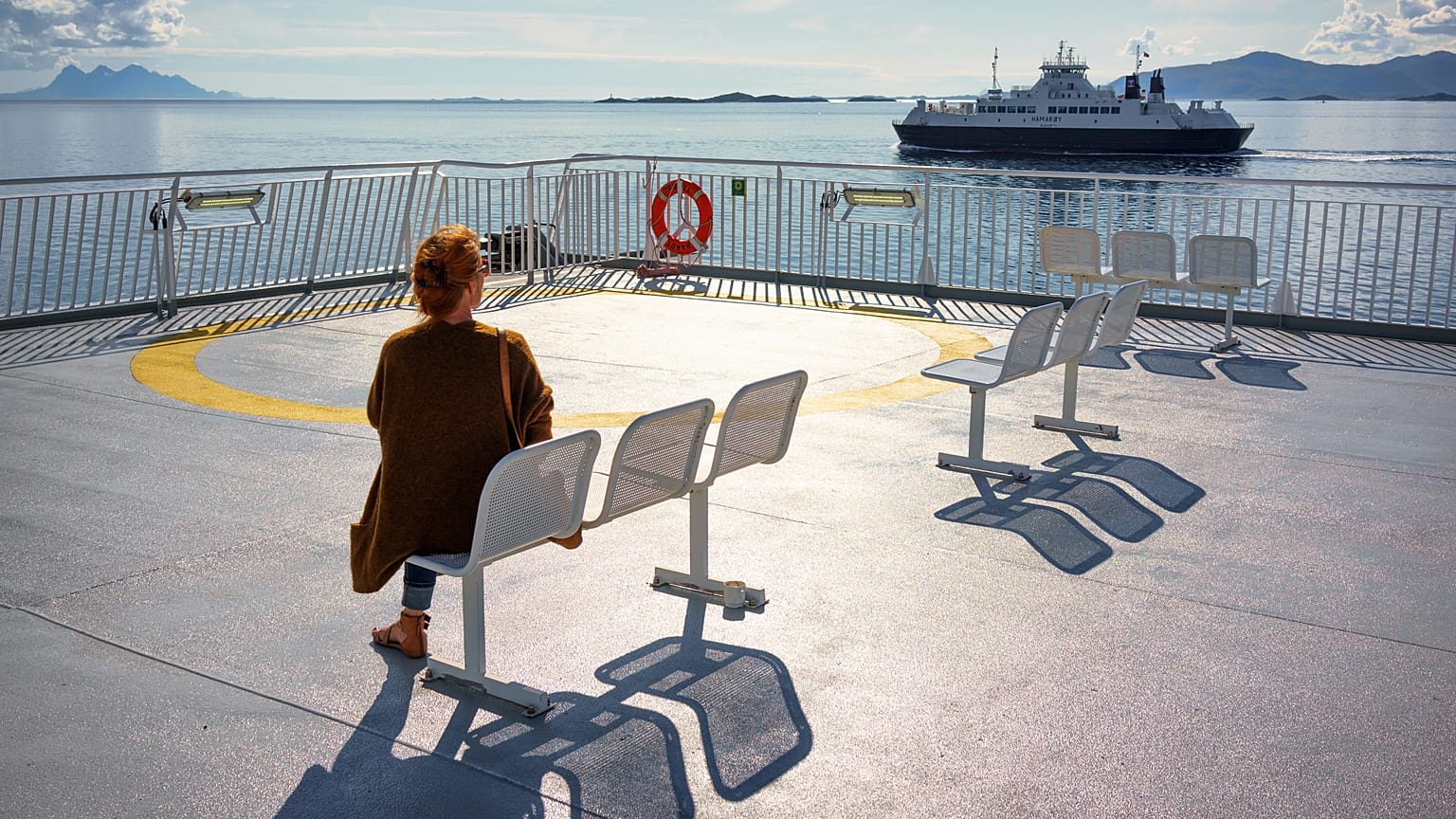 The combined ferry and train ticket hopes to encourage environmentally friendly travel between the two countries. 