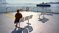 The combined ferry and train ticket hopes to encourage environmentally friendly travel between the two countries. 