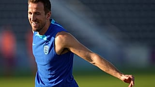 Harry Kane beim Training in Katar
