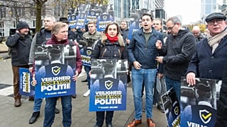 Акция протеста в Брюсселе