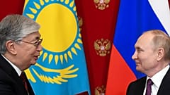 Президенты Казахстана и РФ на встрече в Москве. 28.11.2022 