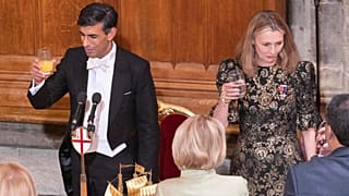 Rishi Sunak in der Guildhall Montagabend