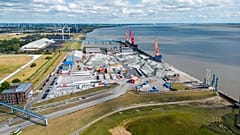 LNG-Terminal in Brunsbüttel (Schleswig-Holstein).