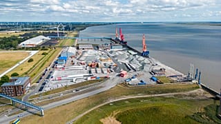 LNG-Terminal in Brunsbüttel (Schleswig-Holstein).