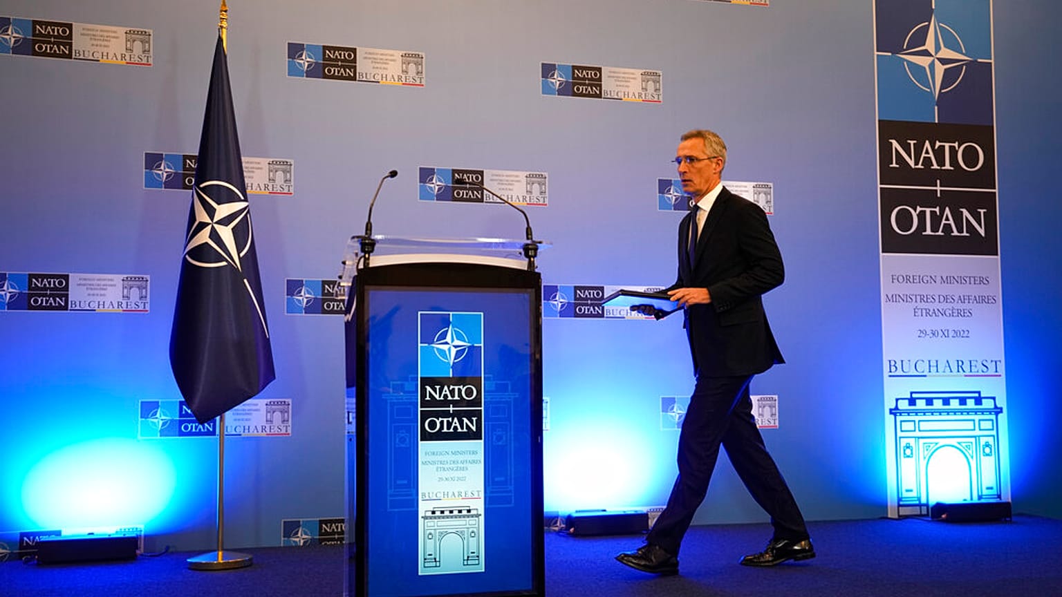 Il segretario generale della Nato Jens Stoltenberg