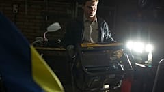 Einer der Stromgeneratoren für die Ukraine