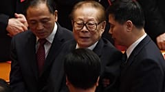 Jiang Zemin le 24 octobre 2017, lors du Congrès du Parti communiste chinois à Pékin (Chine).