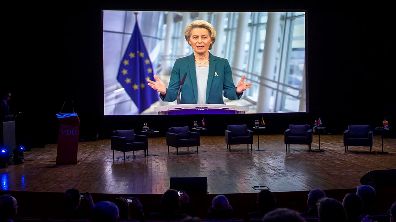 La presidenta de la Comisión Europea 