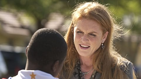 Sarah Ferguson has been long engaged for children like in 2004 at the SOS Children's Village in Miami