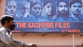 Poster of The Kashmir Files, a divisive film at the heart of the controversy surrounding Nadav Lapid's comments