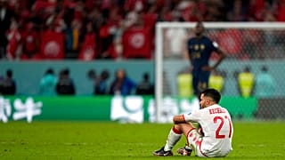 Tunesiens Wajdi Kechrida nach dem Match gegen Frankreich in Katar