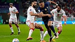 Kylian Mbappé face à la Tunisie 30/11/2022