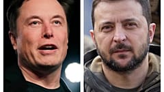 Илон Маск и Владимир Зеленский