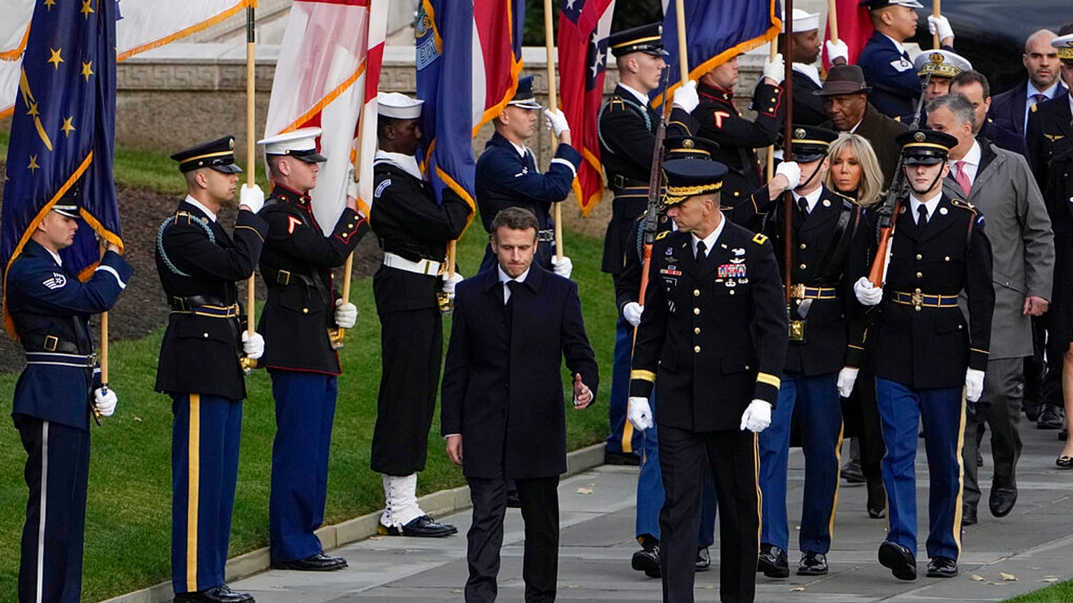 El presidente francés, Emmanuel Macron, realiza una visita oficial a Estados Unidos.