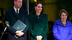 William und Kate vor dem Rathaus in Boston