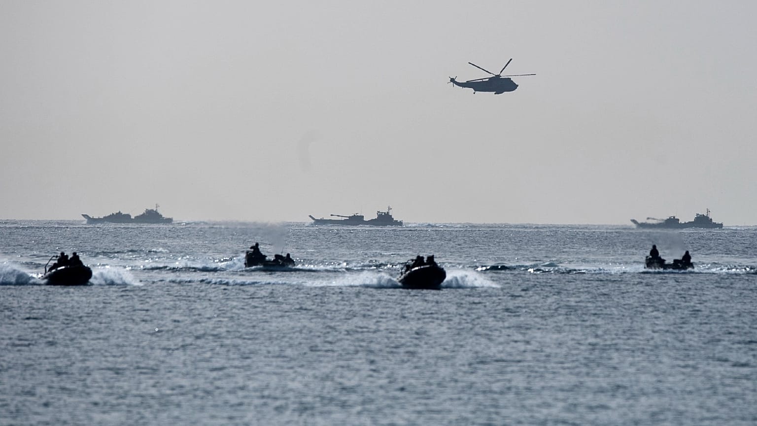 NATO warships are exercising in the Mediterranean Sea and Atlantic Ocean as part of a NATO Response Force training, Oct. 21, 2014.