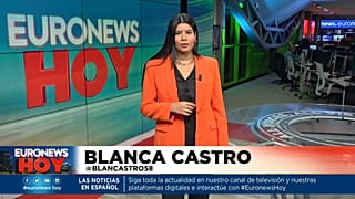 Blanca Castro presenta este jueves Euronews Hoy. 