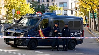 Einsatz der spanischen Polizei in Madrid