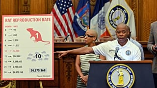 New York Valisi Eric Adams kentteki fare nüfusunu azaltma planını açıkladı