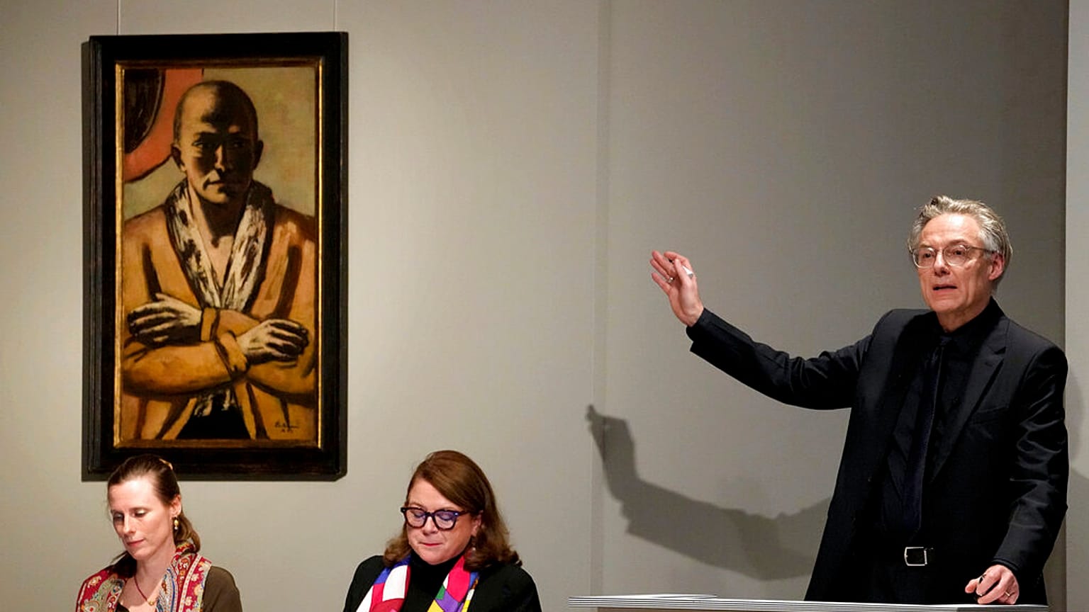 Autorretrato de Beckmann em leilão