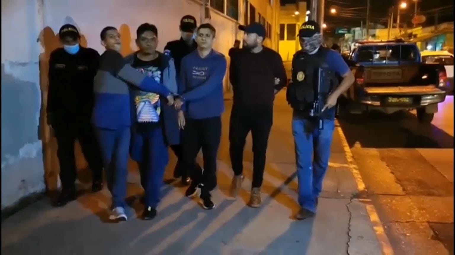 Detenção de membros do grupo Mara Salvatrucha.
