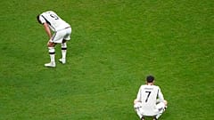  Niclas Fuellkrug y Kai Havertz tras el partido de fútbol del grupo E de la Copa del Mundo entre Costa Rica y Alemania el 1 de diciembre de 2022.