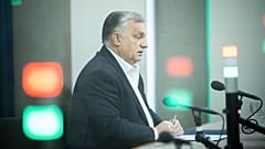 Orbán Viktor a Kossuth Rádió stúdiójában