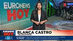 Blanca Castro presenta la edición de este viernes de Euronews Hoy. 